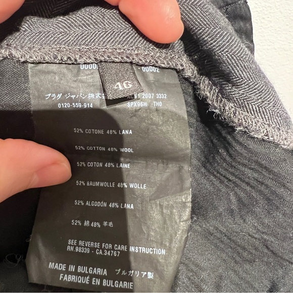 Prada mid-rise trouser pants - Picture 6 of 6